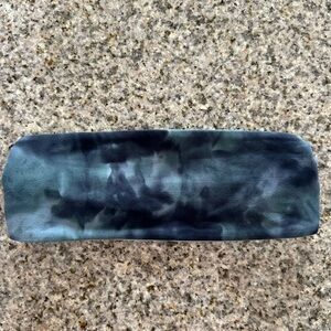 Lululemon Nulu Reversible Headband Solid Teal & Blue Tie Dye OS